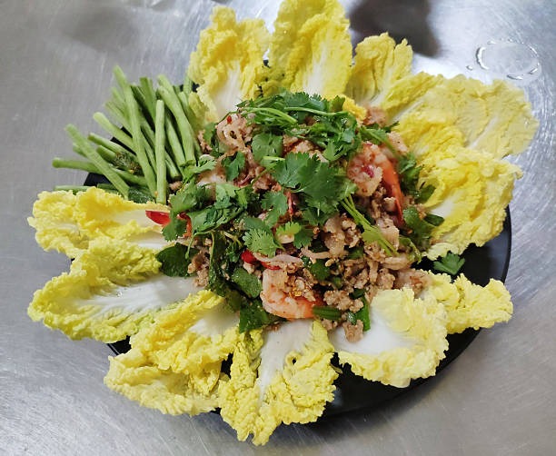 Famous Spicy Pork Spine Soup Thai Street Style